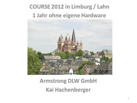 Armstrong DLW GmbH Kai Hachenberger
