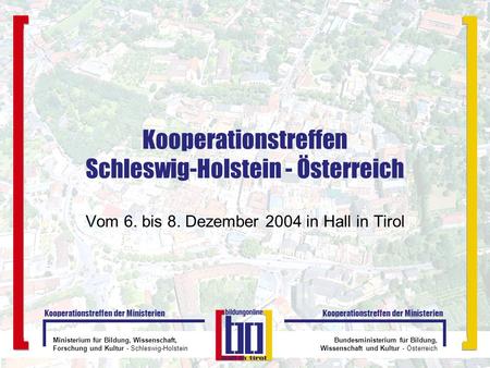 Kooperationstreffen Schleswig-Holstein - Österreich