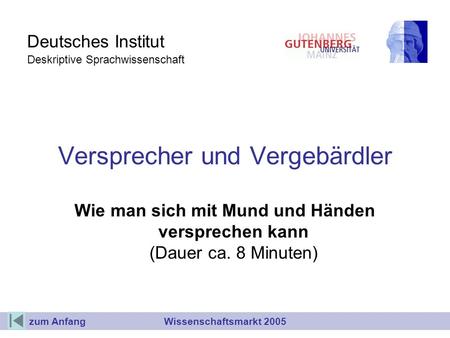 Deutsches Institut Deskriptive Sprachwissenschaft