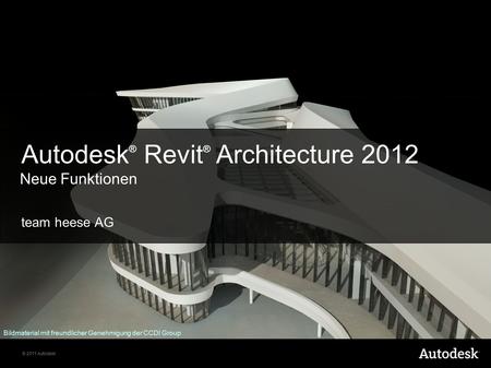 Autodesk® Revit® Architecture 2012