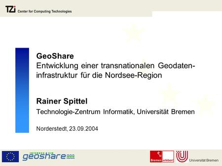Rainer Spittel Technologie-Zentrum Informatik, Universität Bremen