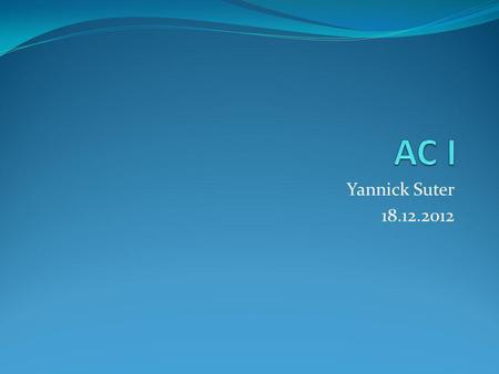 AC I Yannick Suter 18.12.2012.