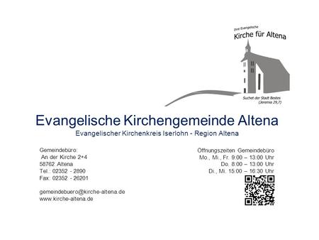 Evangelische Kirchengemeinde Altena