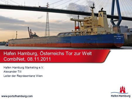 Hafen Hamburg, Österreichs Tor zur Welt CombiNet,