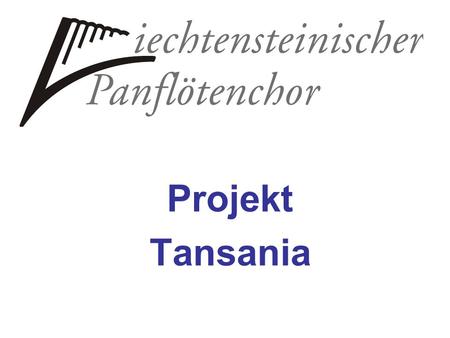 Projekt Tansania.