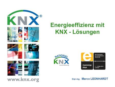Energieeffizienz mit KNX - Lösungen