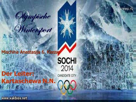 Olympische Wintersport