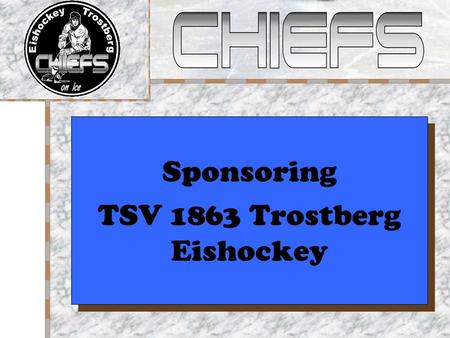 Sponsoring TSV 1863 Trostberg Eishockey
