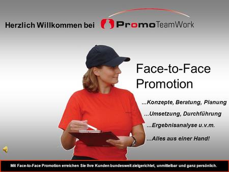 Face-to-Face Promotion