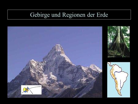 Gebirge und Regionen der Erde