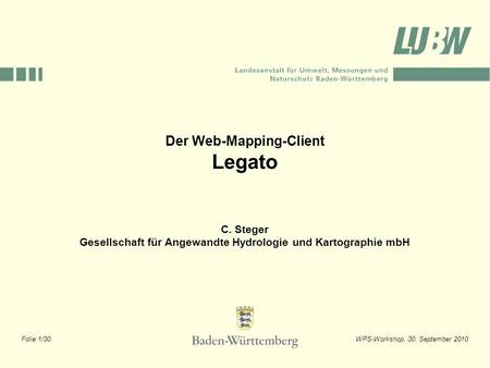 Legato Der Web-Mapping-Client C. Steger