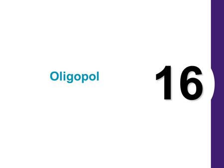 Oligopol 16.