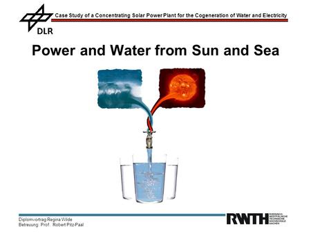 Power and Water from Sun and Sea