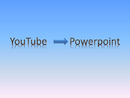 Für Powerpoint lässt sich ein Add-On herunterladen, mit dem Youtube-Videos per Assistent in beliebiger Größe verlinkt werden können. Es erscheint ein.