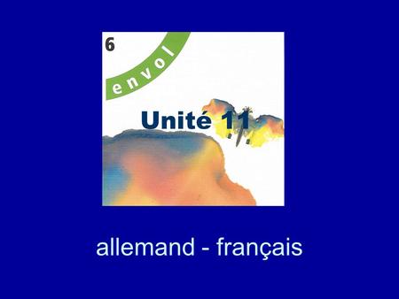 Allemand - français Unité 11. das Instrument linstrument.