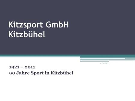 Kitzsport GmbH Kitzbühel