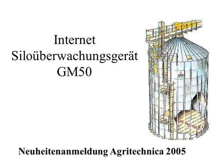 Internet Siloüberwachungsgerät GM50