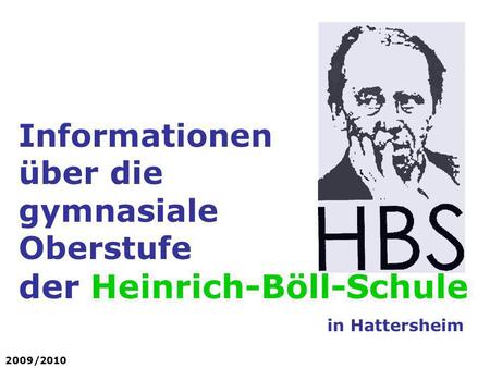 Informationen über die gymnasiale Oberstufe der Heinrich-Böll-Schule