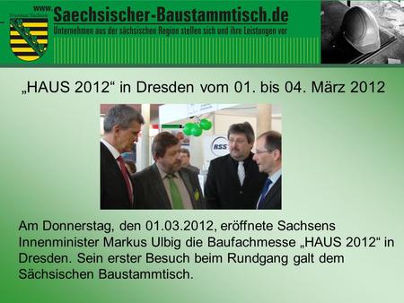 Hallo ihr Leute „HAUS 2012“ in Dresden vom 01. bis 04. März 2012