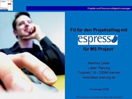Fit für den Projektalltag mit für MS Project*