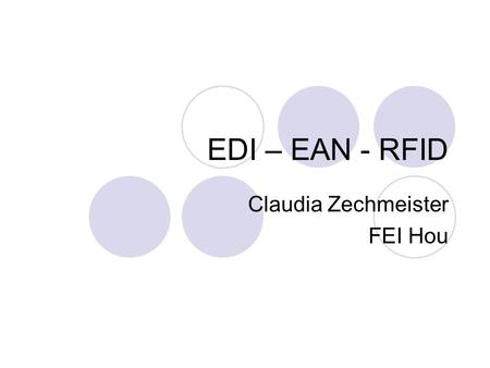 Claudia Zechmeister FEI Hou