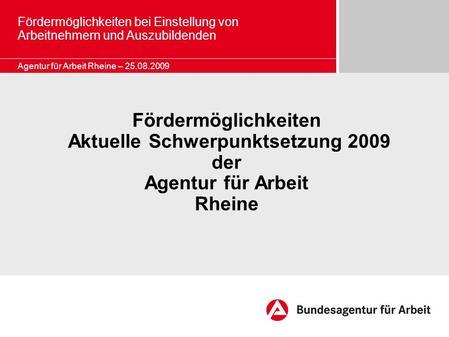 Agentur für Arbeit Rheine –