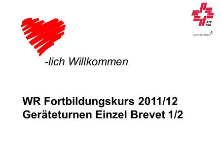 -lich Willkommen WR Fortbildungskurs 2011/12