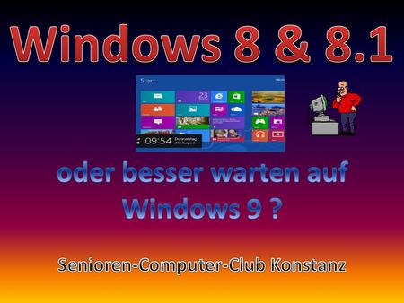 Windows 8 startete am 26. Oktober 2012 und hat sich bis heute noch nicht stark verbreitet. Sollte man umsteigen? Nein, muss man nicht! Windows 7 ist ein.