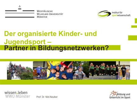 Der organisierte Kinder- und Jugendsport –