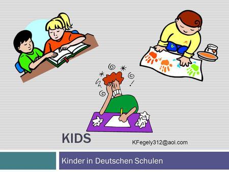 Kinder in Deutschen Schulen