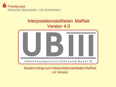 Interpretationsleitfaden MaRisk Version 4.0
