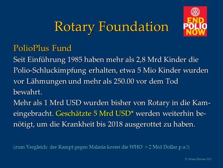 Rotary Foundation PolioPlus Fund