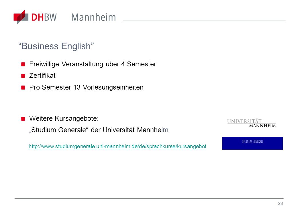 Uni mannheim semester dates
