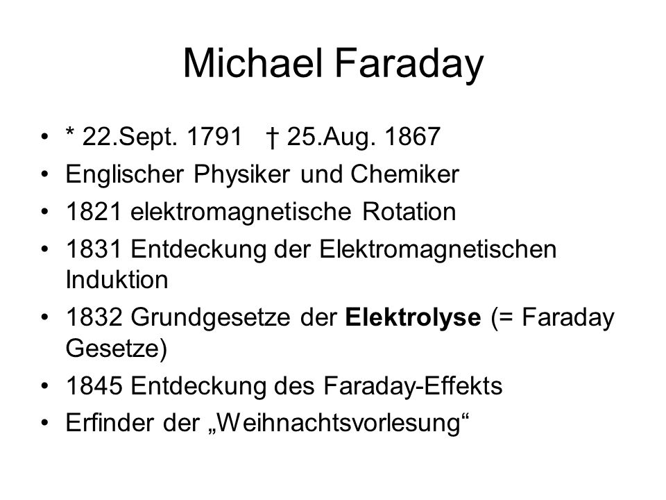 Versuch 4: Faradaysche...