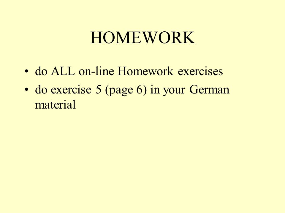 Doing assignment on line