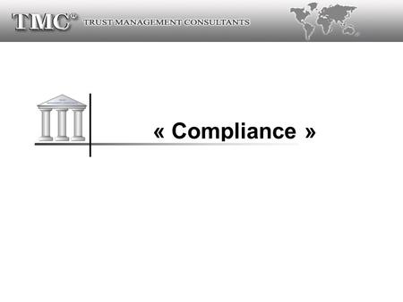 « Compliance ».