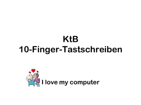 KtB 10-Finger-Tastschreiben