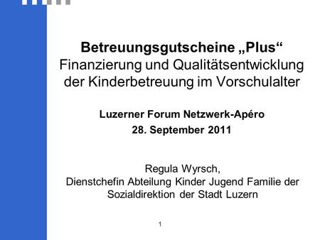 Luzerner Forum Netzwerk-Apéro