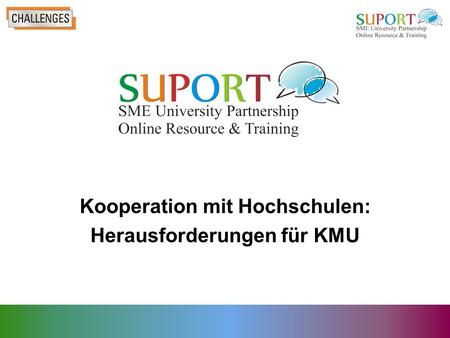 Kooperation mit Hochschulen: Herausforderungen für KMU.