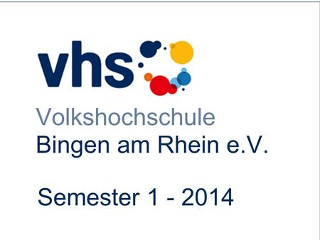 Volkshochschule Bingen am Rhein e.V.