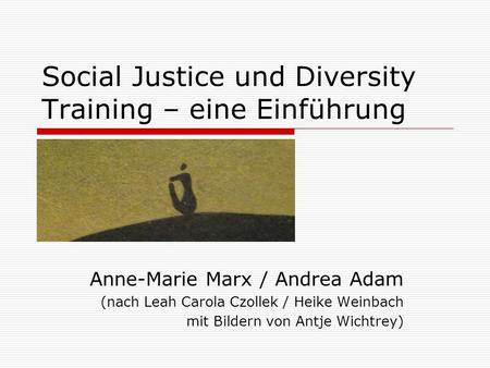 Social Justice und Diversity Training – eine Einführung