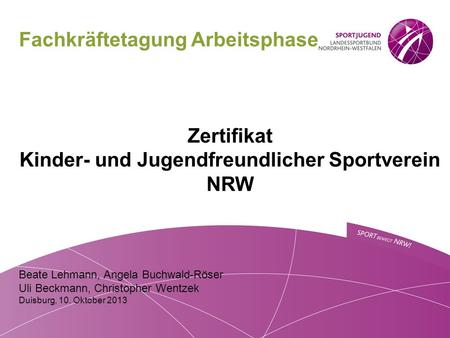 Kinder- und Jugendfreundlicher Sportverein NRW