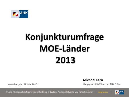 Konjunkturumfrage MOE-Länder 2013