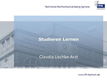 Studieren Lernen Claudia Lischke-Arzt.
