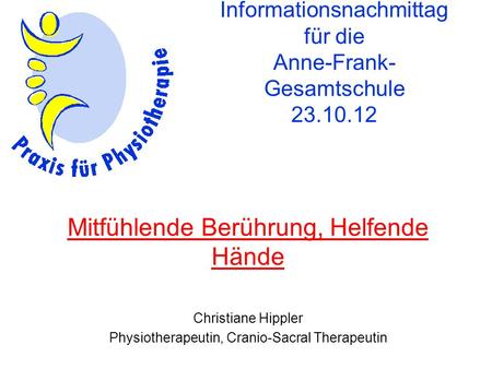 Informationsnachmittag für die Anne-Frank-Gesamtschule