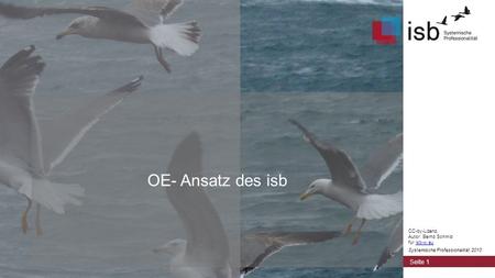 OE- Ansatz des isb CC-by-Lizenz, Autor: Bernd Schmid für isb-w.eu