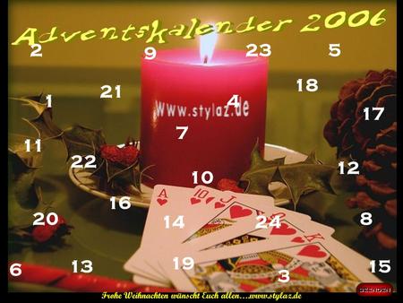 Frohe Weihnachten wünscht Euch allen….www.stylaz.de
