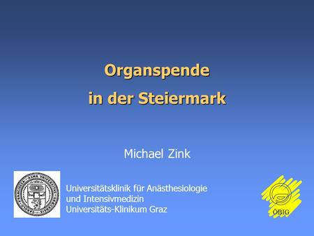 Organspende in der Steiermark