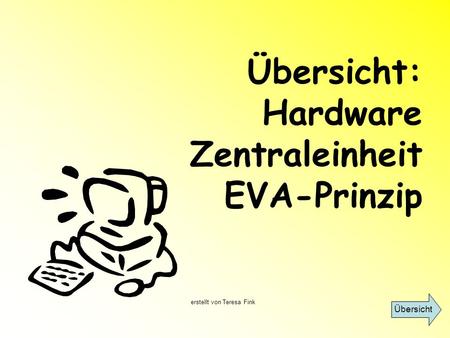 Übersicht: Hardware Zentraleinheit EVA-Prinzip