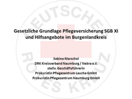 Sabine Marschel DRK Kreisverband Naumburg / Nebra e.V.
